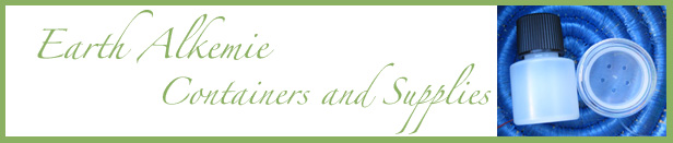 Earth Alkemie's Containers and Supplies