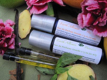 Earth Alkemie grande and xiao perfumes