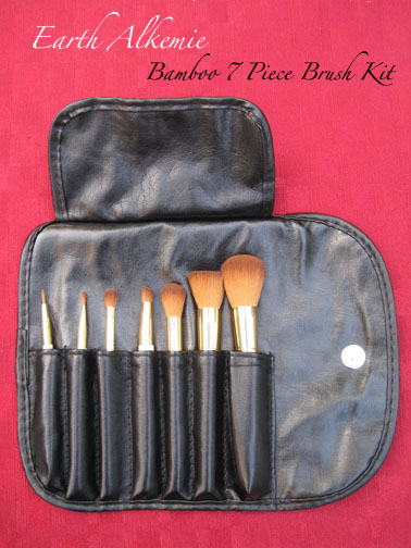 Earth Alkemie Bamboo 7 Piece Brush Kit