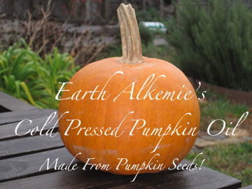 Pumpkin Oil made from pumpkin seeds!