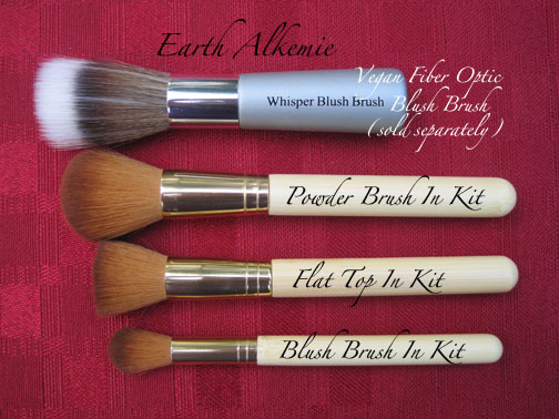 Earth Alkemie Kit VS full size brushes