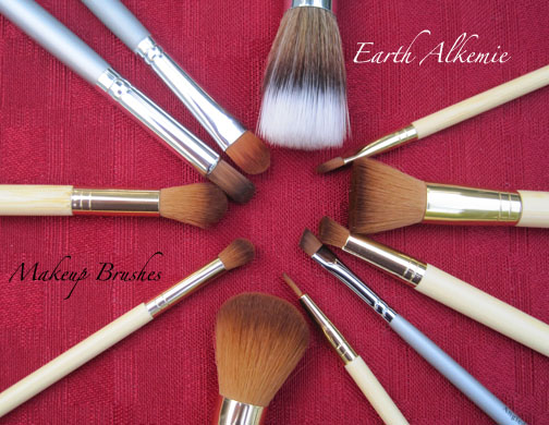 Earth Alkemie's Makeup Brushes